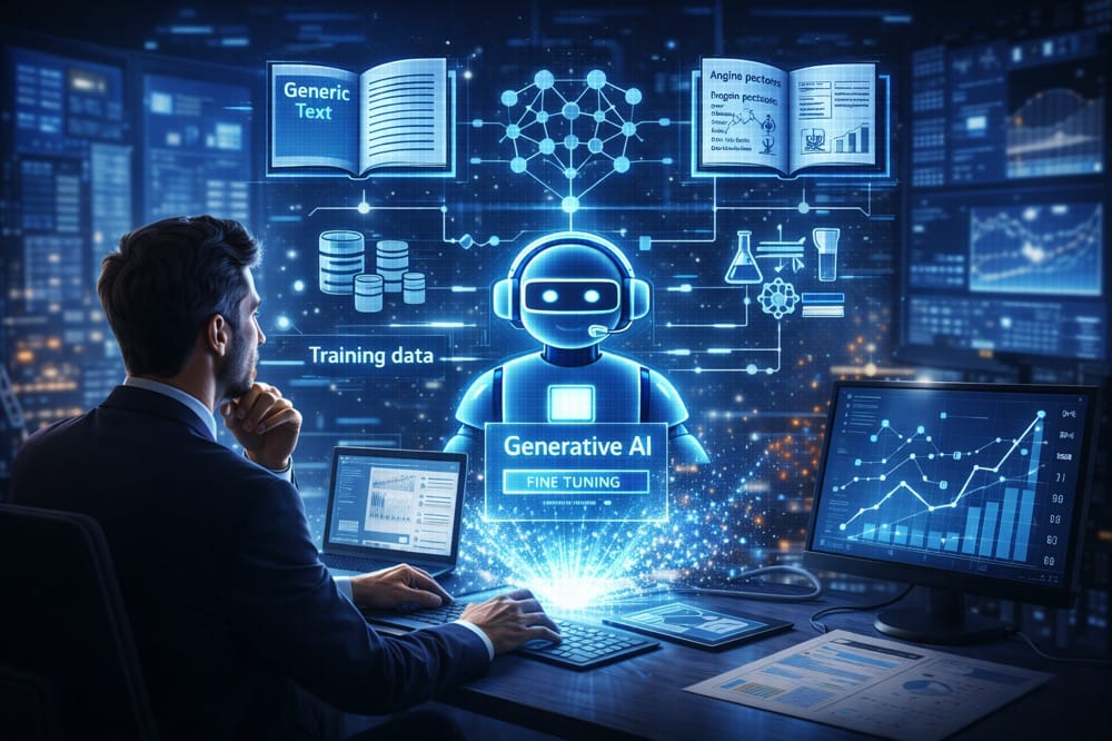 KI-Feintuning: Wie Unternehmen generative KI-Modelle für fachliche Präzision optimieren